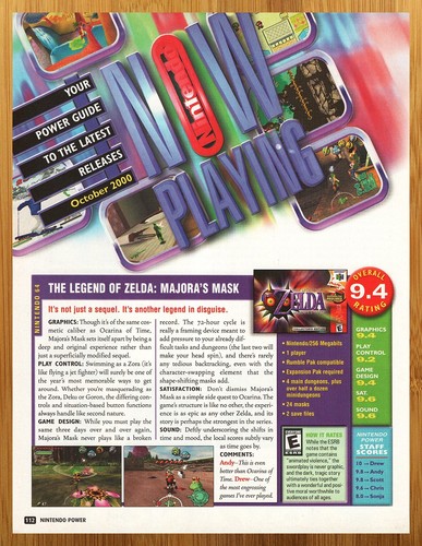 Zelda majora mask n64 - majora's,